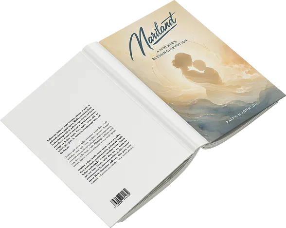 An open copy of Maryland: A Mother's Blessing